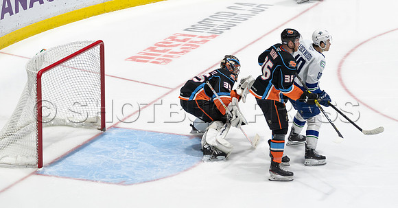 Abbotsford Canucks defeat San Diego Gulls 4-2 on Sunday, Jan 23, 2022 at Abbotsford Centre.
