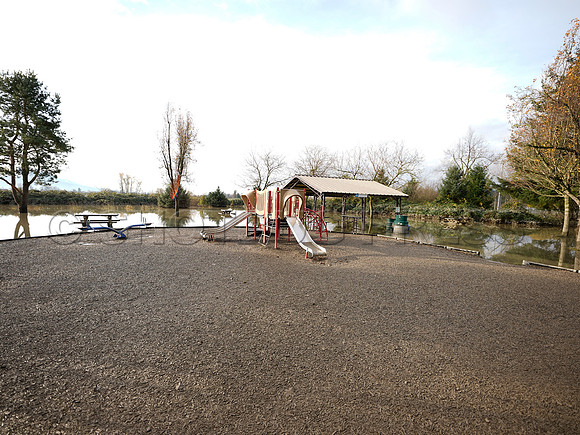 Sumas Prairie, Abbotsford largely under water Saturday Nov 20, 2021 due to flooding from an Atmospheric River system.