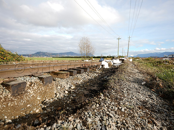 Sumas Prairie, Abbotsford largely under water Saturday Nov 20, 2021 due to flooding from an Atmospheric River system.
