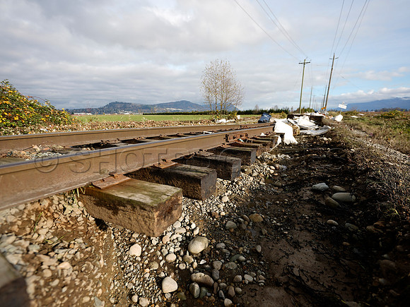 Sumas Prairie, Abbotsford largely under water Saturday Nov 20, 2021 due to flooding from an Atmospheric River system.