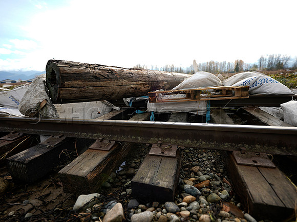Sumas Prairie, Abbotsford largely under water Saturday Nov 20, 2021 due to flooding from an Atmospheric River system.