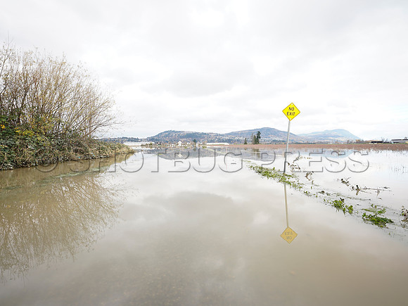Sumas Prairie, Abbotsford largely under water Saturday Nov 20, 2021 due to flooding from an Atmospheric River system.
