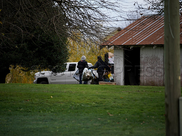 Sumas Prairie, Abbotsford largely under water Saturday Nov 20, 2021 due to flooding from an Atmospheric River system.