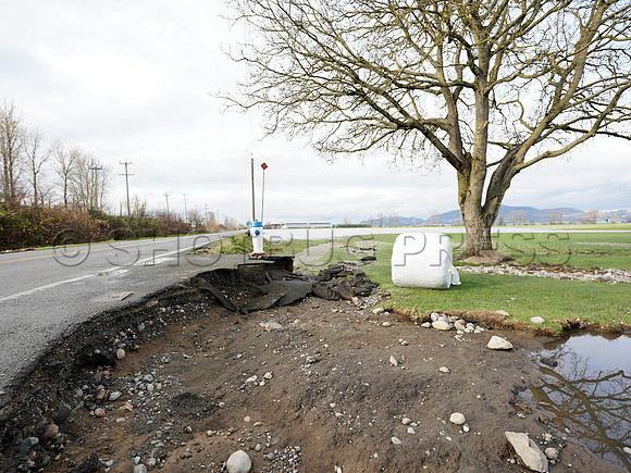 Sumas Prairie, Abbotsford largely under water Saturday Nov 20, 2021 due to flooding from an Atmospheric River system.