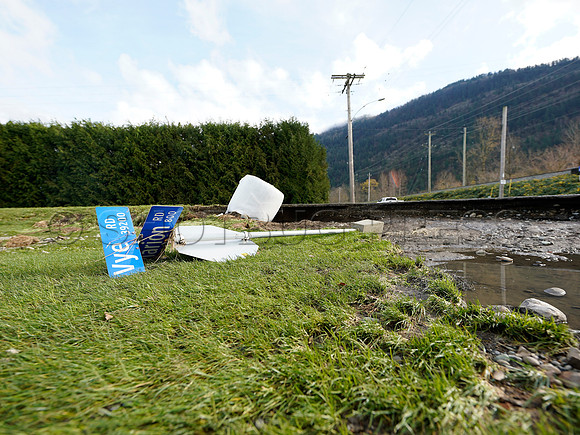 Sumas Prairie, Abbotsford largely under water Saturday Nov 20, 2021 due to flooding from an Atmospheric River system.