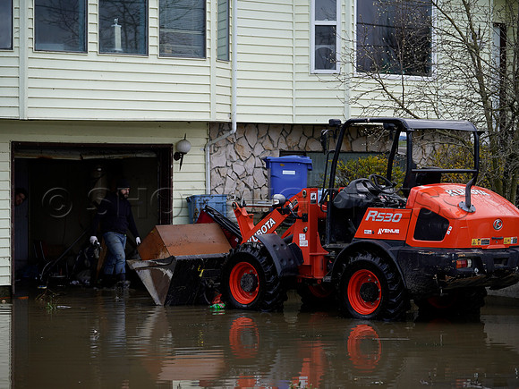 Sumas Prairie, Abbotsford largely under water Saturday Nov 20, 2021 due to flooding from an Atmospheric River system.
