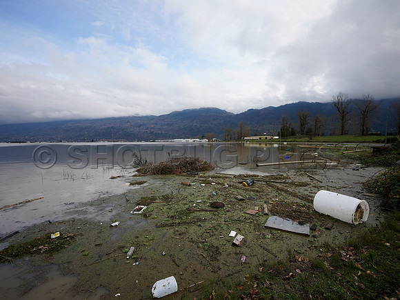 Sumas Prairie, Abbotsford largely under water Saturday Nov 20, 2021 due to flooding from an Atmospheric River system.