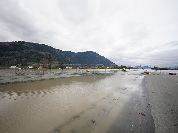 Sumas Prairie, Abbotsford largely under water Saturday Nov 20, 2021 due to flooding from an Atmospheric River system.