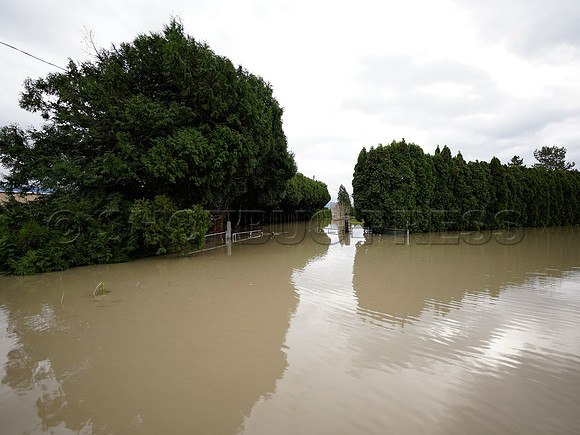 Sumas Prairie, Abbotsford largely under water Saturday Nov 20, 2021 due to flooding from an Atmospheric River system.