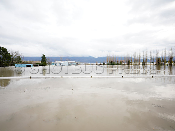 Sumas Prairie, Abbotsford largely under water Saturday Nov 20, 2021 due to flooding from an Atmospheric River system.
