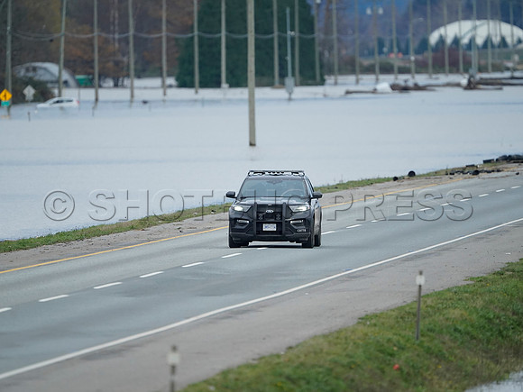 Sumas Prairie, Abbotsford largely under water Saturday Nov 20, 2021 due to flooding from an Atmospheric River system.