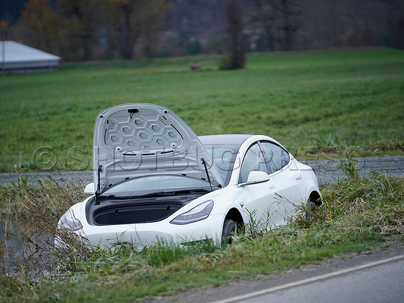Sumas Prairie, Abbotsford largely under water Saturday Nov 20, 2021 due to flooding from an Atmospheric River system.