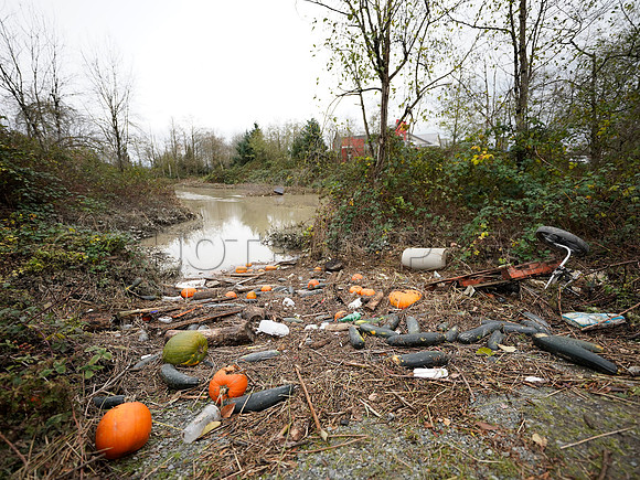 Sumas Prairie, Abbotsford largely under water Saturday Nov 20, 2021 due to flooding from an Atmospheric River system.
