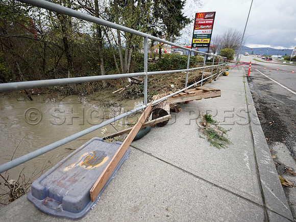 Sumas Prairie, Abbotsford largely under water Saturday Nov 20, 2021 due to flooding from an Atmospheric River system.