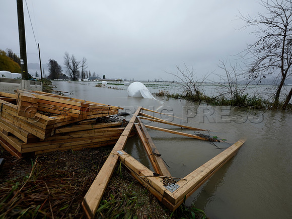 Sumas Prairie, Abbotsford still largely under water Thursday Nov 25, 2021