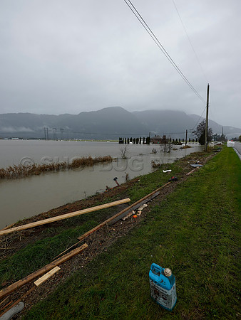 Sumas Prairie, Abbotsford still largely under water Thursday Nov 25, 2021