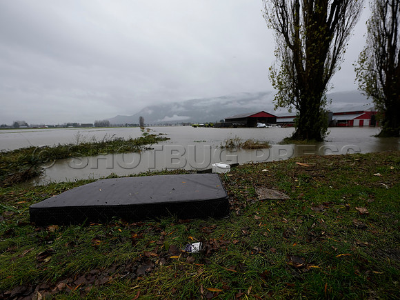 Sumas Prairie, Abbotsford still largely under water Thursday Nov 25, 2021