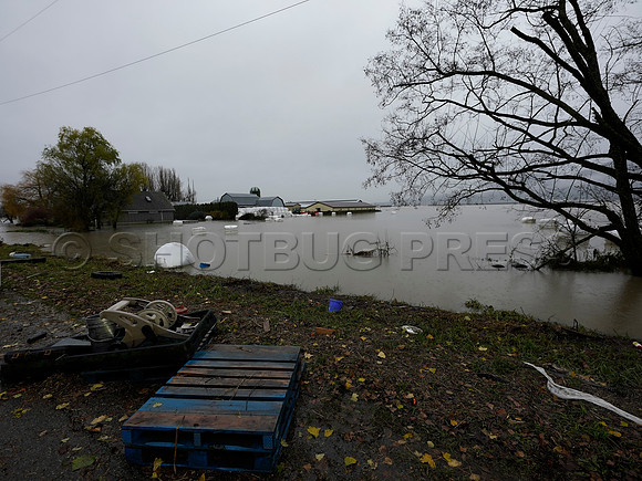 Sumas Prairie, Abbotsford still largely under water Thursday Nov 25, 2021