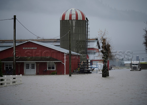 Sumas Prairie, Abbotsford still largely under water Thursday Nov 25, 2021