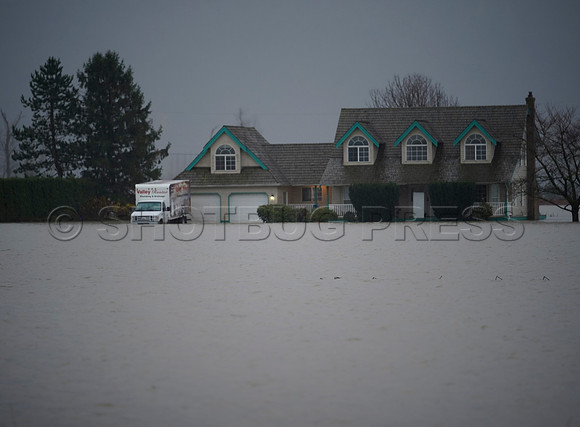 Sumas Prairie, Abbotsford still largely under water Thursday Nov 25, 2021