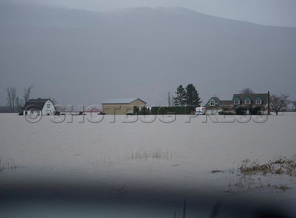 Sumas Prairie, Abbotsford still largely under water Thursday Nov 25, 2021