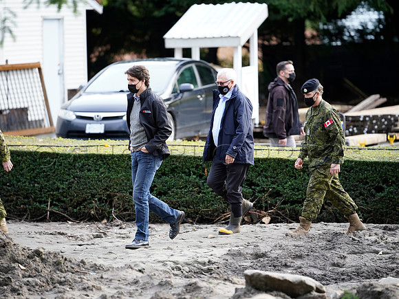Nov 26, 2021 Prime Minister Justin Trudeau visits Abbotsford to assess the flooding in the Sumas Prairie