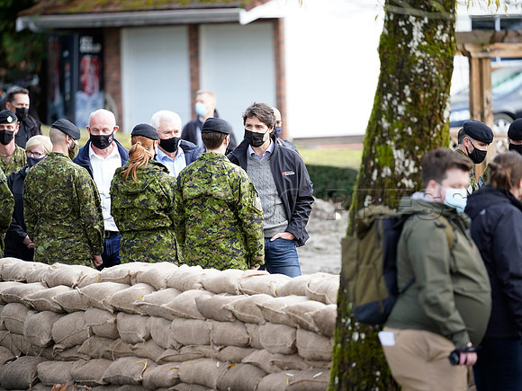 Nov 26, 2021 Prime Minister Justin Trudeau visits Abbotsford to assess the flooding in the Sumas Prairie