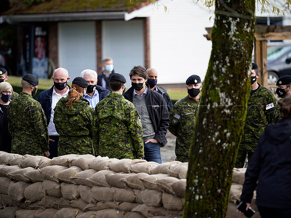 Nov 26, 2021 Prime Minister Justin Trudeau visits Abbotsford to assess the flooding in the Sumas Prairie