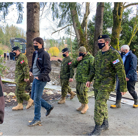 Nov 26, 2021 Prime Minister Justin Trudeau visits Abbotsford to assess the flooding in the Sumas Prairie