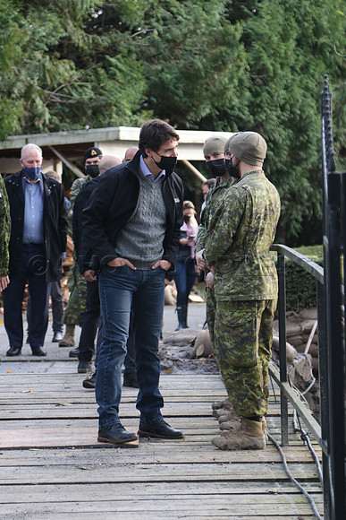 Nov 26, 2021 Prime Minister Justin Trudeau visits Abbotsford to assess the flooding in the Sumas Prairie