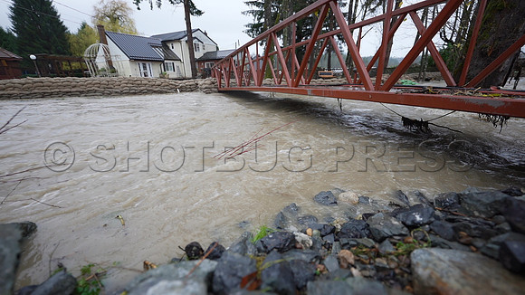 Nov 28, 2021 Clayburn Creek in Old Clayburn Village, Abbotsford rises to potentially dangerous levels.