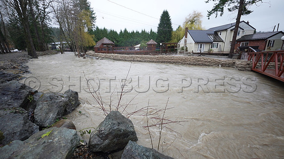 Nov 28, 2021 Clayburn Creek in Old Clayburn Village, Abbotsford rises to potentially dangerous levels.