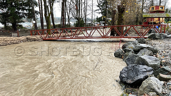 Nov 28, 2021 Clayburn Creek in Old Clayburn Village, Abbotsford rises to potentially dangerous levels.