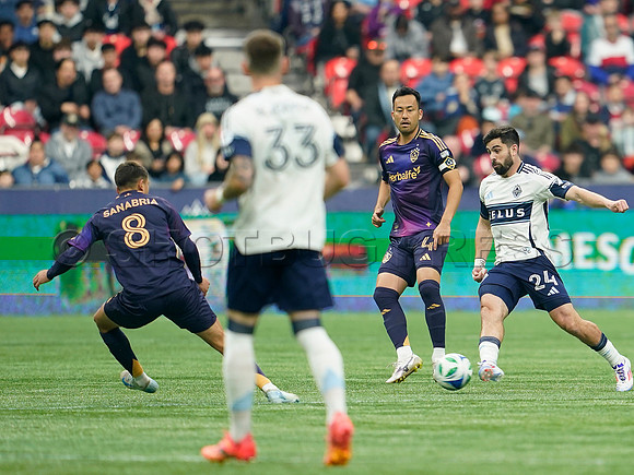 March 2, 2025 LA FC fall to the Vancouver Whitecaps FC 2-1 at BC Place in Vancouver, BC,