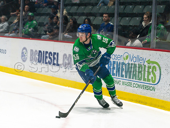Wed, March 16, 2022 Abbotsford Canucks make an epic comeback to take a 5-4 win in OT against the Manitoba Moose in Abbotsford, BC