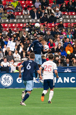 Sat, April 2, 2022 The Vancouver Whitecaps FC clinch a 1-0 win over Sporting Kansas City in Vancouver.