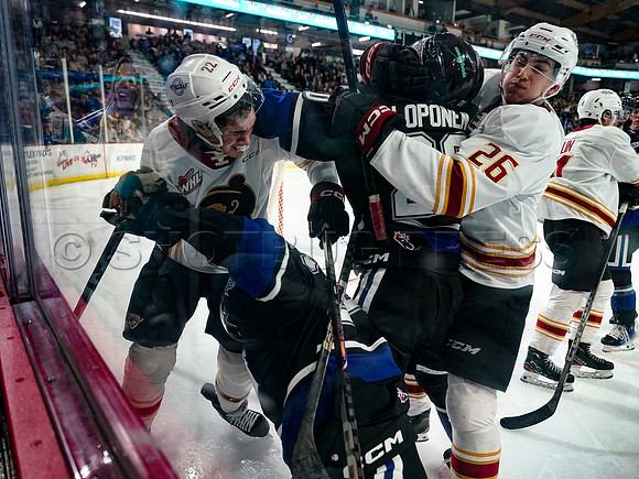 Wes Shaw Victoria Royals slam thhe Giants 6-3 20241214 -256414