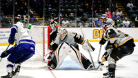 Abbotsford Canucks take a 3-2 seasons opener win in overtime over Henderson Silver Knights in Abbotsford, Friday, October 23, 2021