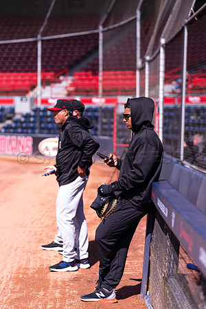 Tue, Apr. 5, 2022 The Vancouver Canadians held practice today at Nat Bailey Stadium