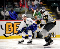 Abbotsford Canucks take a 3-2 seasons opener win in overtime over Henderson Silver Knights in Abbotsford, Friday, October 23, 2021