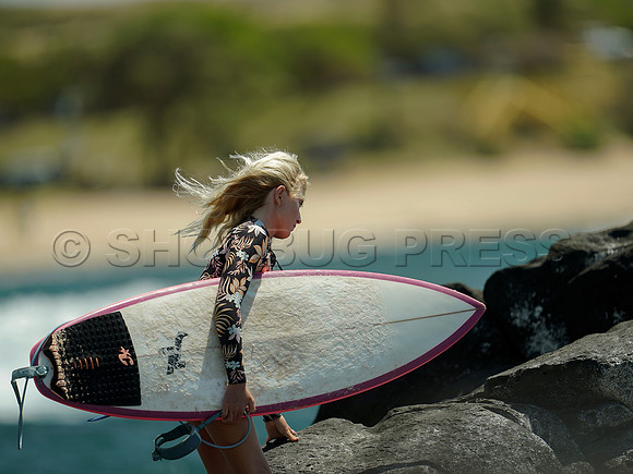 Surf shots at Ho'okipa, in Paia, HI, USA, June 23, 2024.