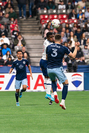 Sat, April 2, 2022 The Vancouver Whitecaps FC clinch a 1-0 win over Sporting Kansas City in Vancouver.