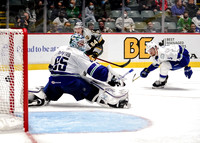 Abbotsford Canucks take a 3-2 seasons opener win in overtime over Henderson Silver Knights in Abbotsford, Friday, October 23, 2021