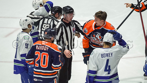 Abbotsford Canucks shutout by the Edmonton Oilers Farm Team, The Bakersfield Condors, Sunday, Jan 9, 2022 at Abbotsford Centre