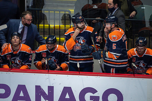 Abbotsford Canucks shutout by the Edmonton Oilers Farm Team, The Bakersfield Condors, Sunday, Jan 9, 2022 at Abbotsford Centre