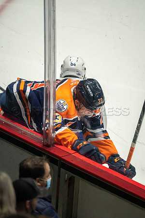 Abbotsford Canucks shutout by the Edmonton Oilers Farm Team, The Bakersfield Condors, Sunday, Jan 9, 2022 at Abbotsford Centre