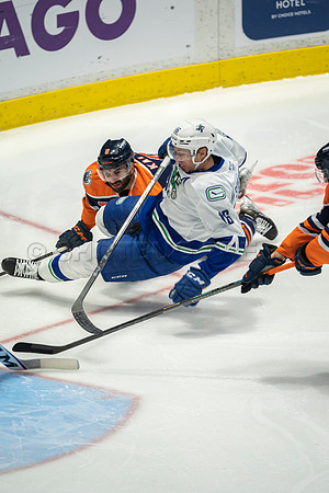 Abbotsford Canucks shutout by the Edmonton Oilers Farm Team, The Bakersfield Condors, Sunday, Jan 9, 2022 at Abbotsford Centre