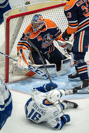 Abbotsford Canucks shutout by the Edmonton Oilers Farm Team, The Bakersfield Condors, Sunday, Jan 9, 2022 at Abbotsford Centre