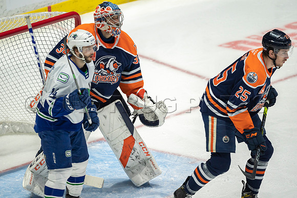 Abbotsford Canucks shutout by the Edmonton Oilers Farm Team, The Bakersfield Condors, Sunday, Jan 9, 2022 at Abbotsford Centre