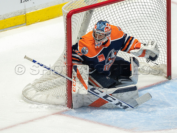 Abbotsford Canucks shutout by the Edmonton Oilers Farm Team, The Bakersfield Condors, Sunday, Jan 9, 2022 at Abbotsford Centre